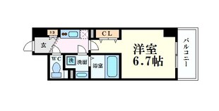 セレニテ心斎橋グランデの物件間取画像